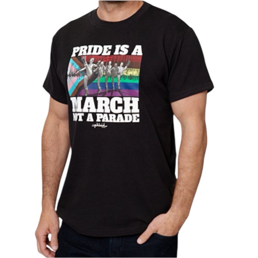 NWT‎ The Phluid Project Unisex Pride March Tee Gifts Stocking Stuffer